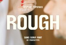 Rough Font Poster 1