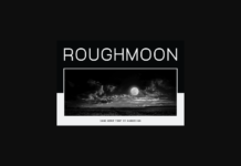 Roughmoon Font Poster 1