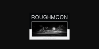 Roughmoon Font Poster 1