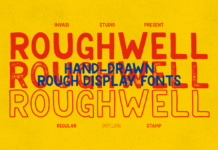 Roughwell Family Font Poster 1