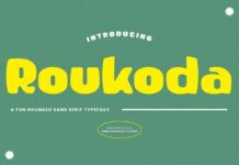 Roukoda Font Poster 1