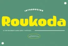 Roukoda Font Roukoda Font Poster 1