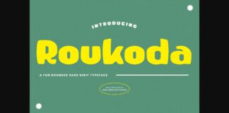 Roukoda Font Poster 1