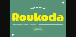 Roukoda Font Poster 1
