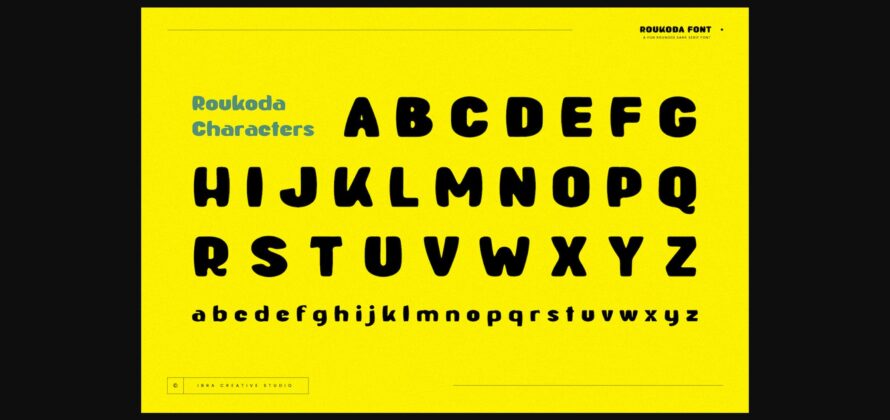 Roukoda Font Poster 5