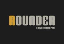 Rounder Font Poster 1