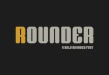 Rounder Font Poster 1