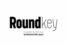 Roundkey Font Poster 1