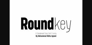 Roundkey Font Poster 1