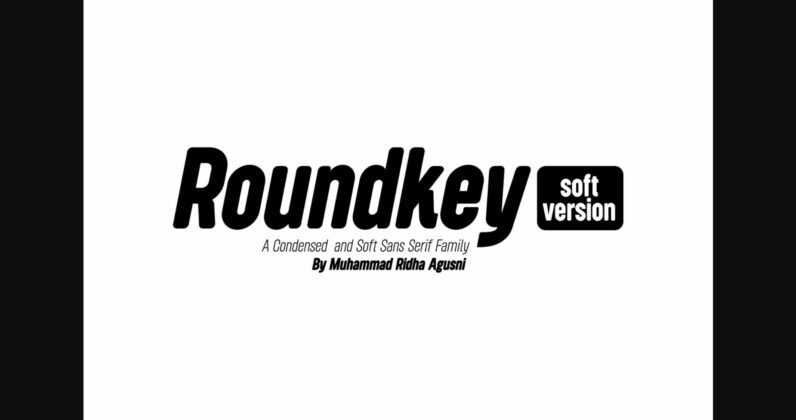Roundkey Font Poster 6