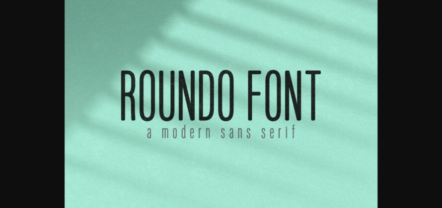 Roundo Font Poster 3