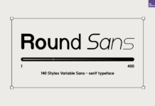 Roundsans Font Poster 1