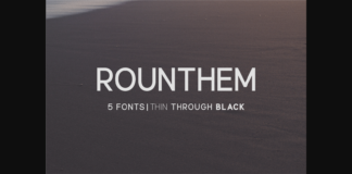 Rounthem Font Poster 1