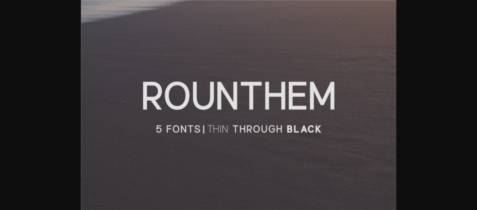 Rounthem Font Poster 1