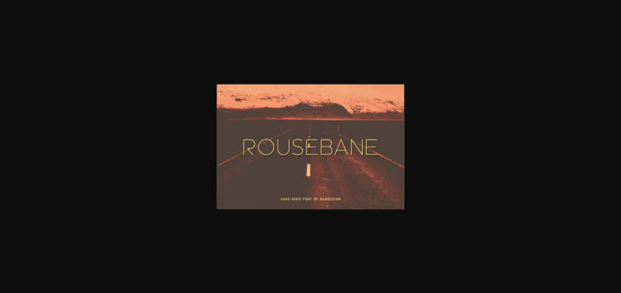 Rousebane Font Poster 3
