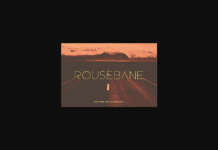 Rousebane Font Poster 1