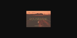 Rousebane Font Poster 1