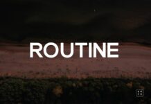 Routine Font Poster 1