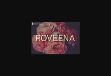 Roveena Font Poster 1