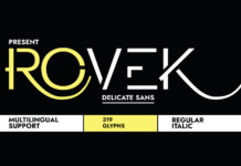 Rovek Font Poster 1