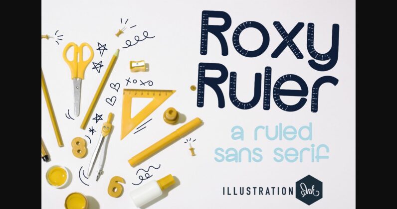 Roxy Ruler Font Poster 3