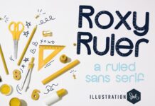 Roxy Ruler Font Poster 1