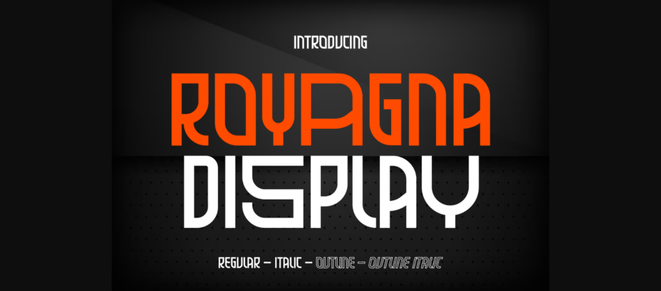 Royagna Font Poster 1