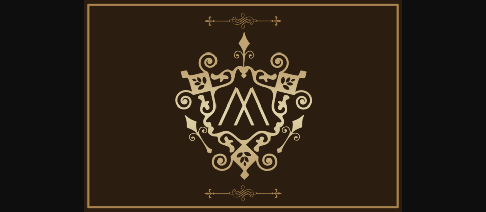 Royals Monogram Font Poster 5