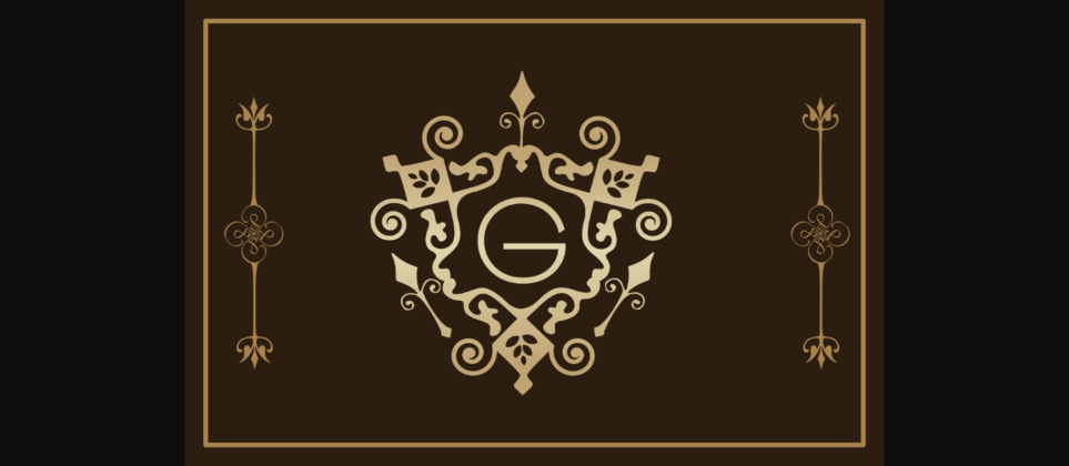 Royals Monogram Font Poster 6