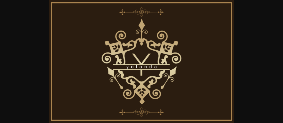 Royals Monogram Font Poster 7