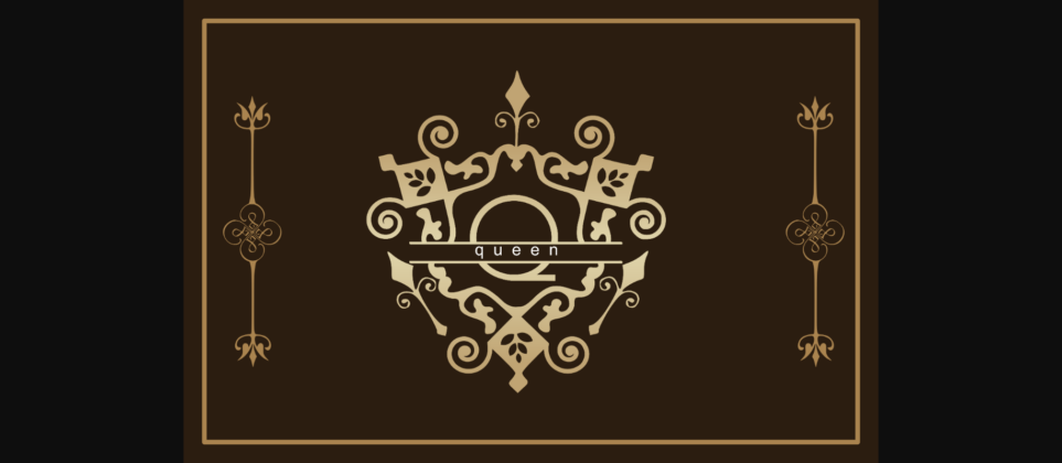 Royals Monogram Font Poster 8