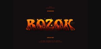 Rozok Font Poster 1