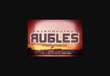 Rubles Font Rubles Font Poster 1
