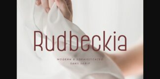 Rudbeckia Font Poster 1