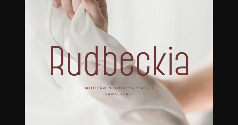 Rudbeckia Font Poster 1