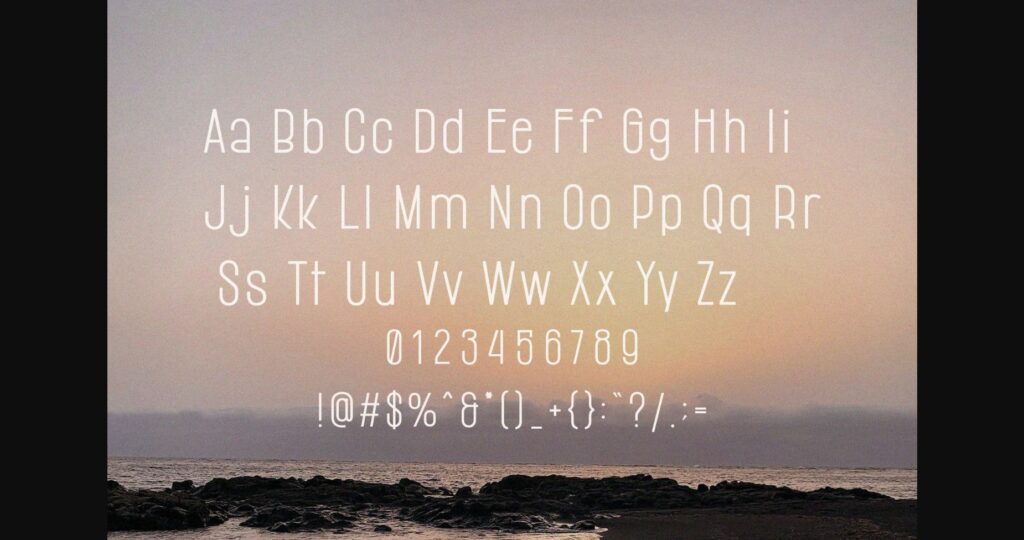 Rudbeckia Font Poster 8