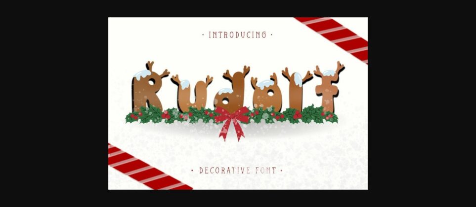 Rudolf Font Poster 1