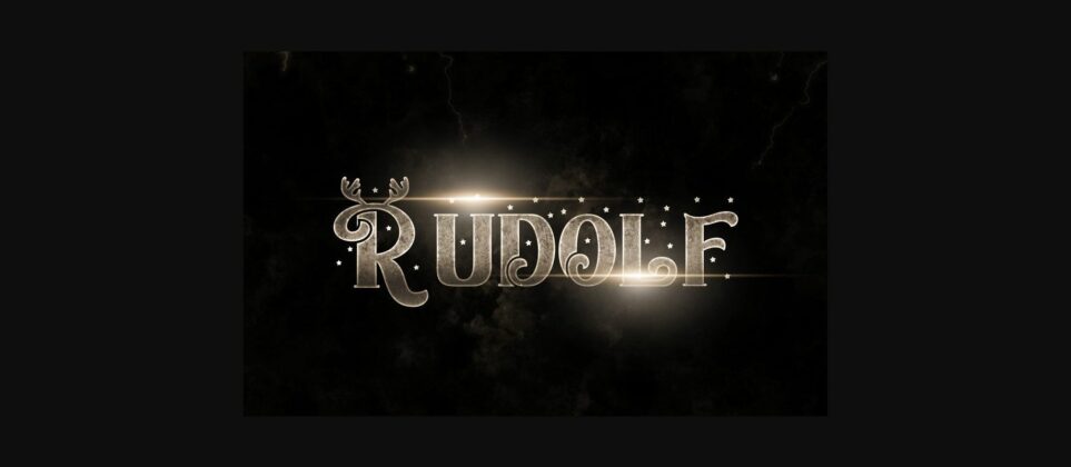 Rudolf Font Poster 2