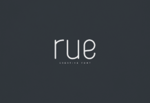 Rue Font Poster 1