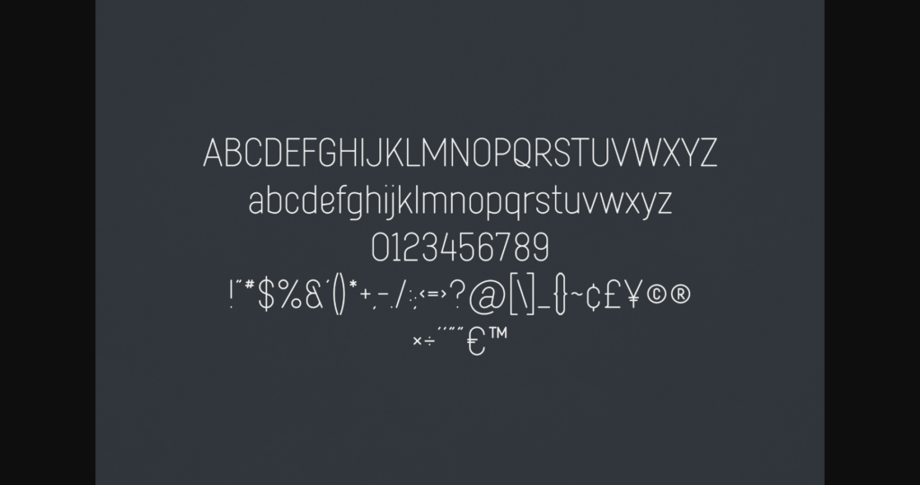Rue Font Poster 4