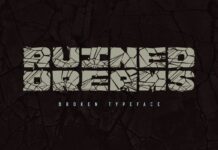 Ruined Dreams Font Poster 1