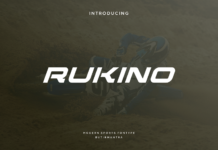 Rukino Font Poster 1