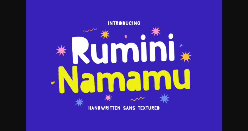 Rumini Namamu Font Poster 3
