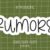 Rumors Font