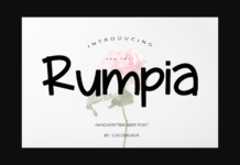 Rumpia Font Poster 1