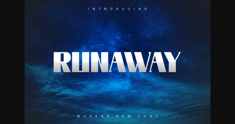 Runaway Font Poster 3