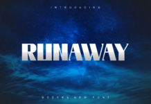 Runaway Font Poster 1