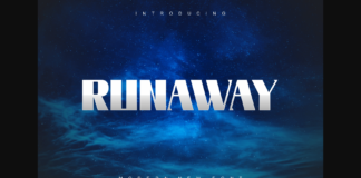Runaway Font Poster 1