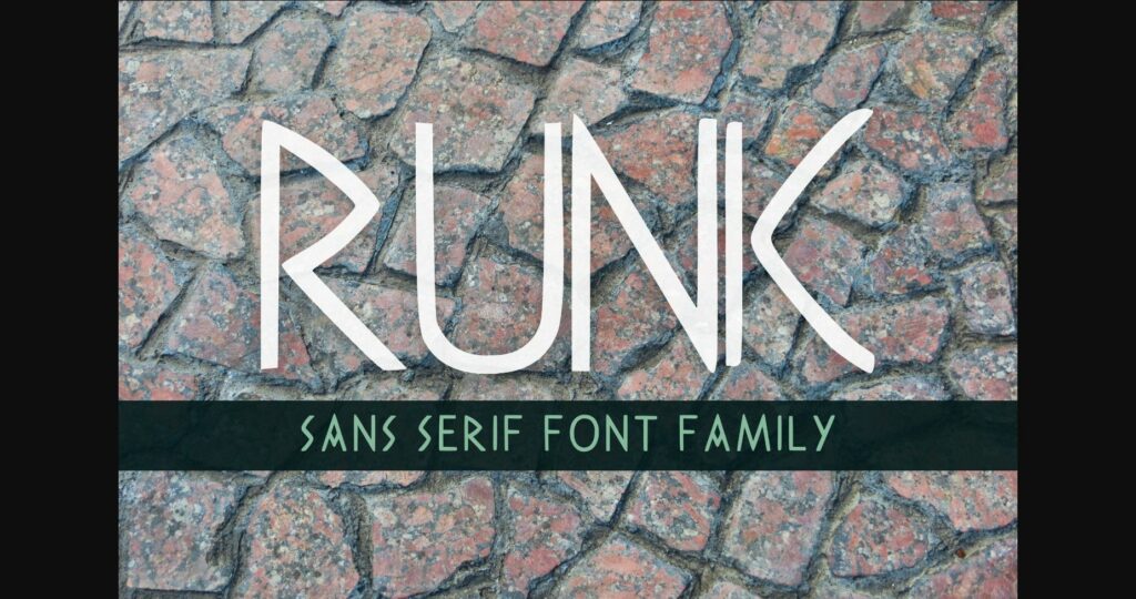 Runic Font Poster 1