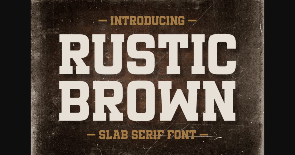 Rustic Brown Poster 3